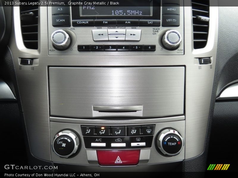 Graphite Gray Metallic / Black 2013 Subaru Legacy 2.5i Premium