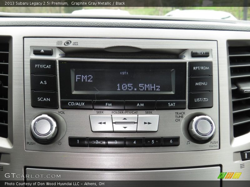 Graphite Gray Metallic / Black 2013 Subaru Legacy 2.5i Premium
