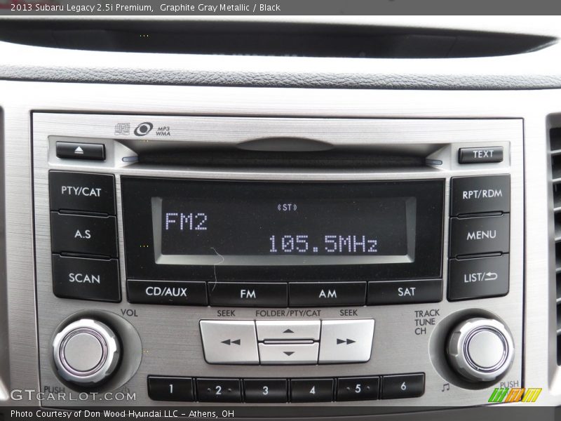 Graphite Gray Metallic / Black 2013 Subaru Legacy 2.5i Premium