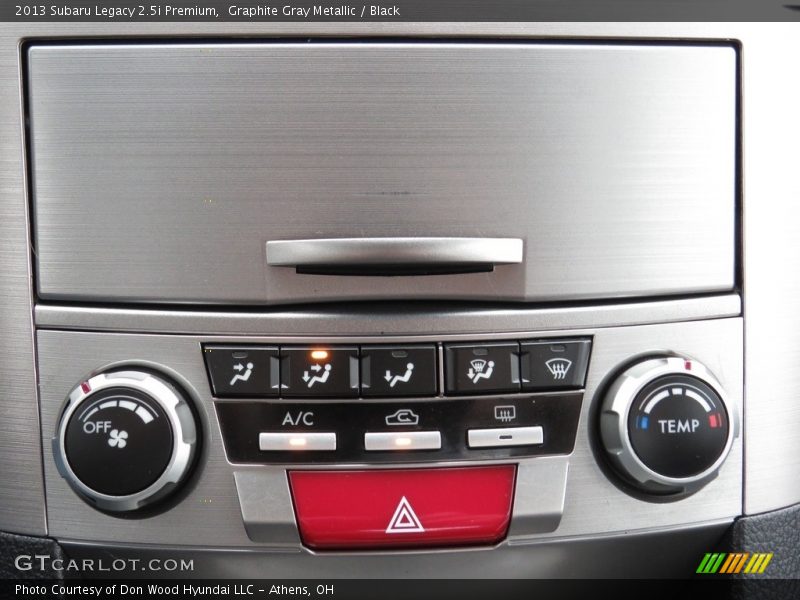 Graphite Gray Metallic / Black 2013 Subaru Legacy 2.5i Premium