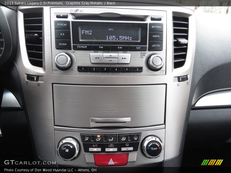 Graphite Gray Metallic / Black 2013 Subaru Legacy 2.5i Premium