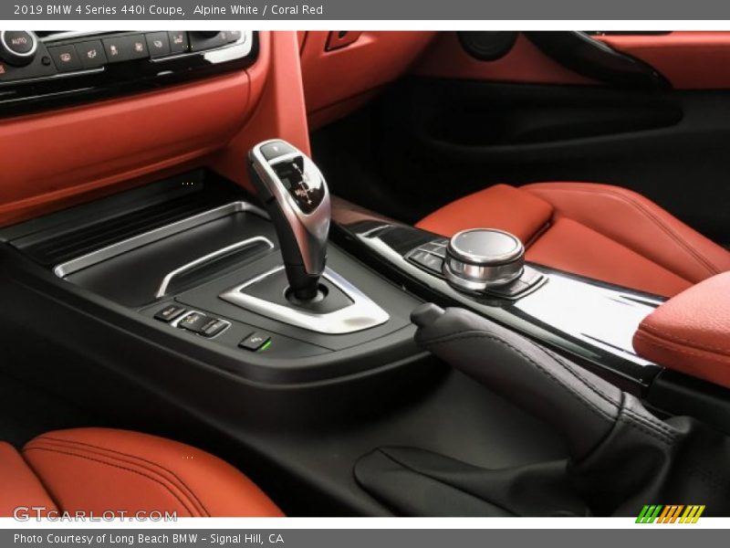 Alpine White / Coral Red 2019 BMW 4 Series 440i Coupe