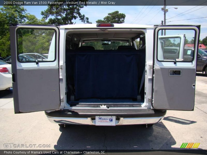 Medium Red Metallic / Mist Gray 2000 Dodge Ram Van 1500 Passenger