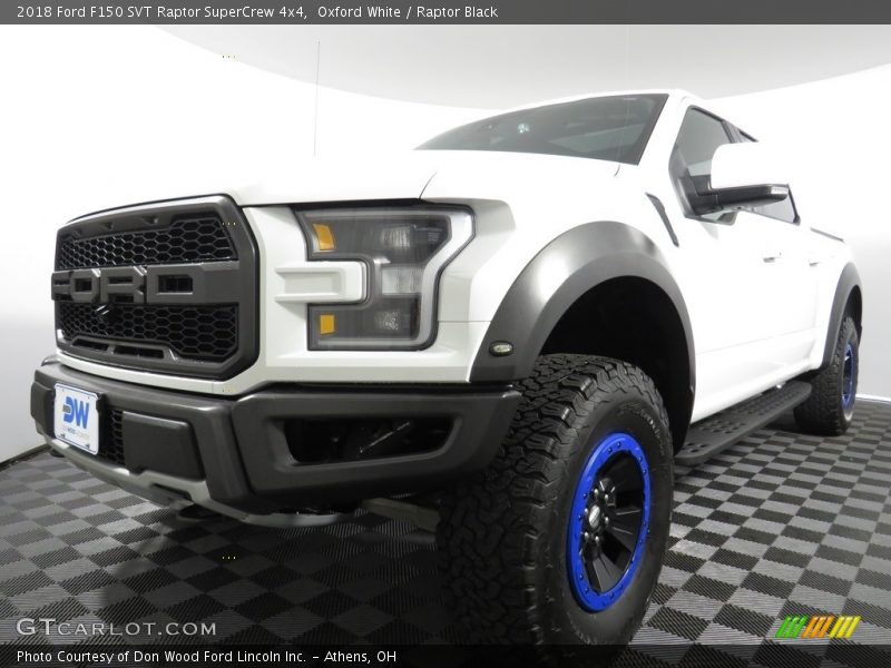 Oxford White / Raptor Black 2018 Ford F150 SVT Raptor SuperCrew 4x4