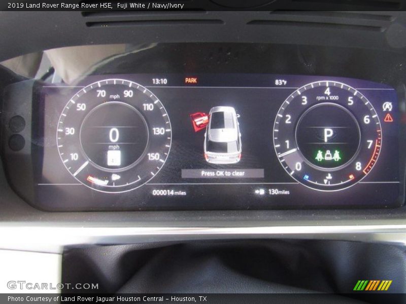  2019 Range Rover HSE HSE Gauges