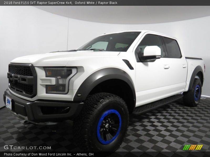 Oxford White / Raptor Black 2018 Ford F150 SVT Raptor SuperCrew 4x4