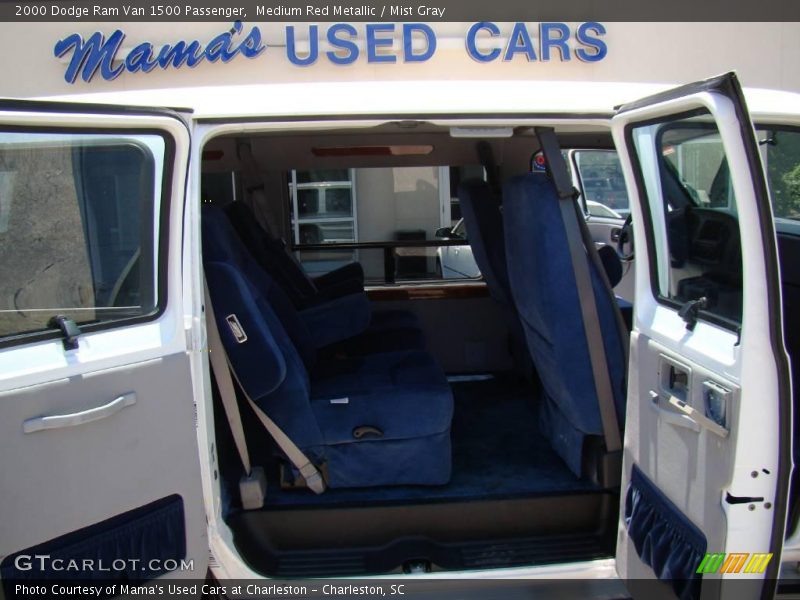Medium Red Metallic / Mist Gray 2000 Dodge Ram Van 1500 Passenger