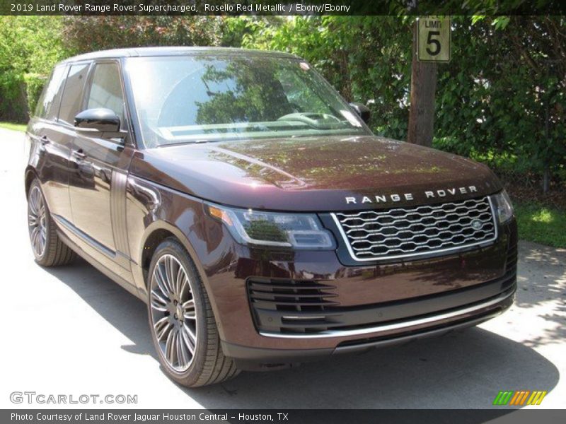 Rosello Red Metallic / Ebony/Ebony 2019 Land Rover Range Rover Supercharged
