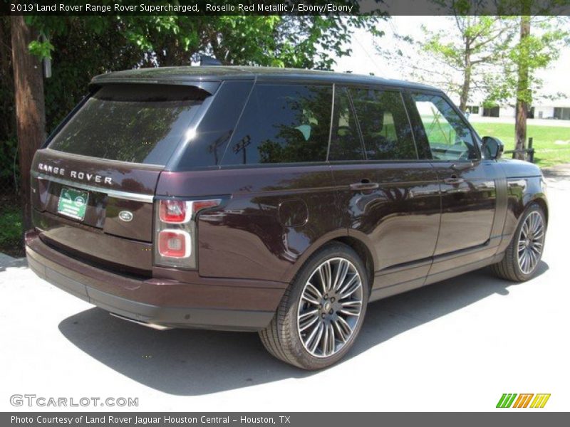 Rosello Red Metallic / Ebony/Ebony 2019 Land Rover Range Rover Supercharged