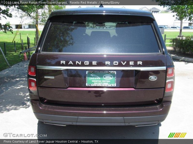 Rosello Red Metallic / Ebony/Ebony 2019 Land Rover Range Rover Supercharged