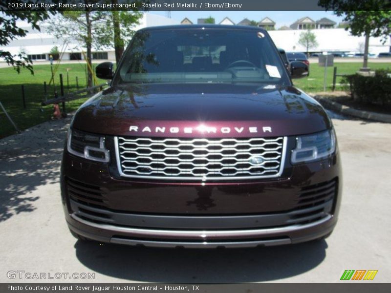 Rosello Red Metallic / Ebony/Ebony 2019 Land Rover Range Rover Supercharged