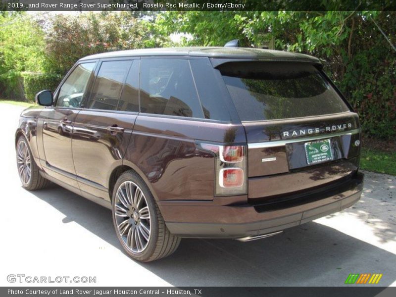 Rosello Red Metallic / Ebony/Ebony 2019 Land Rover Range Rover Supercharged