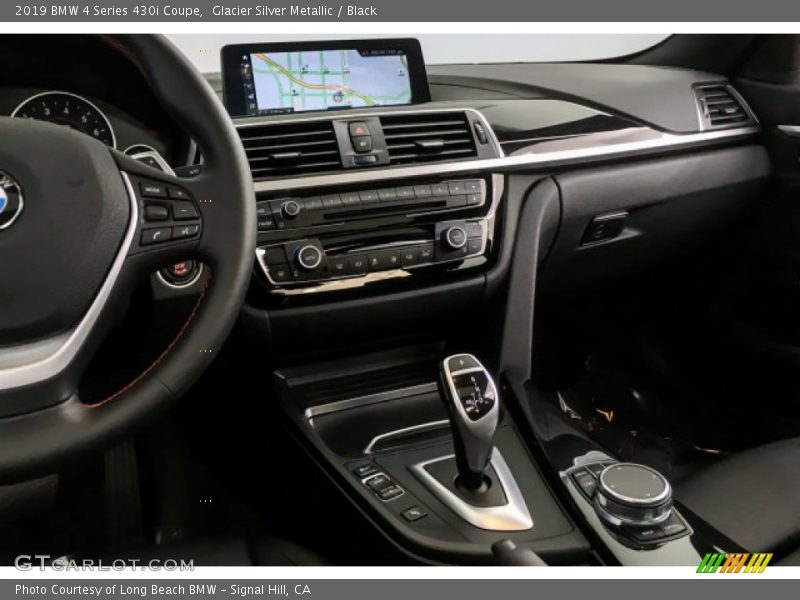 Glacier Silver Metallic / Black 2019 BMW 4 Series 430i Coupe