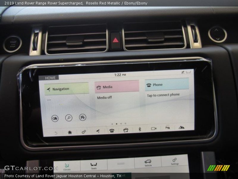 Rosello Red Metallic / Ebony/Ebony 2019 Land Rover Range Rover Supercharged