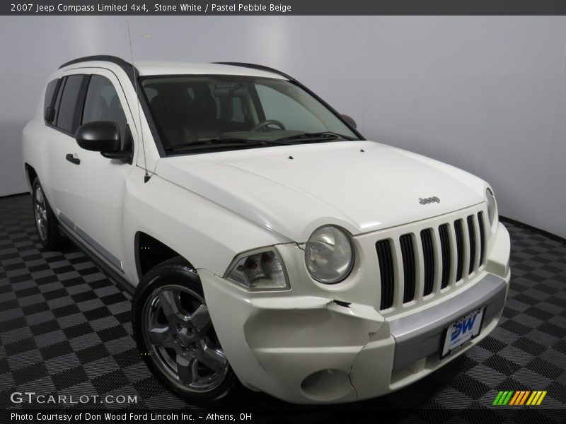Stone White / Pastel Pebble Beige 2007 Jeep Compass Limited 4x4