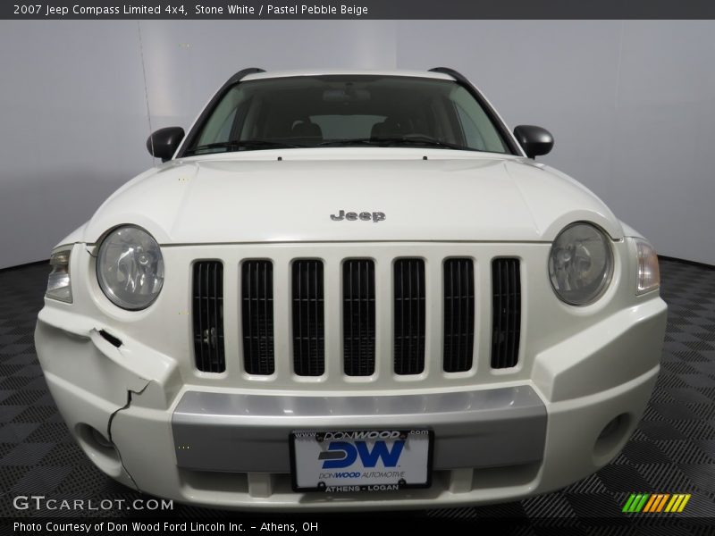 Stone White / Pastel Pebble Beige 2007 Jeep Compass Limited 4x4