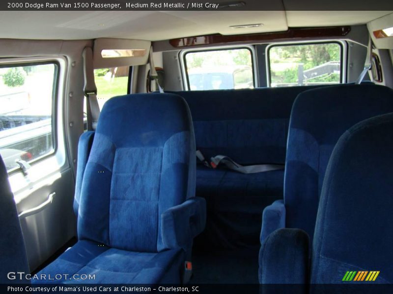 Medium Red Metallic / Mist Gray 2000 Dodge Ram Van 1500 Passenger