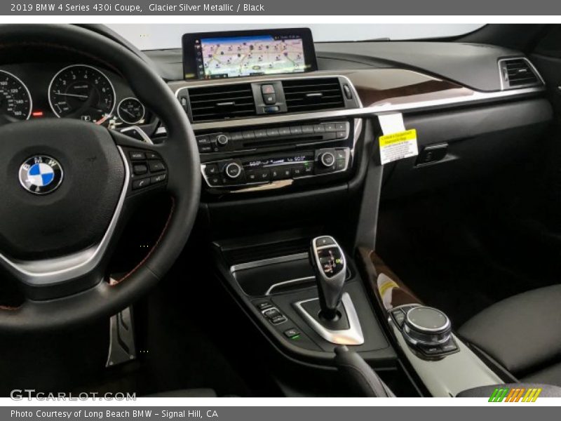 Glacier Silver Metallic / Black 2019 BMW 4 Series 430i Coupe