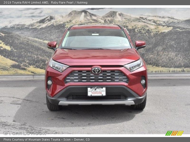 Ruby Flare Pearl / Nutmeg 2019 Toyota RAV4 Limited AWD