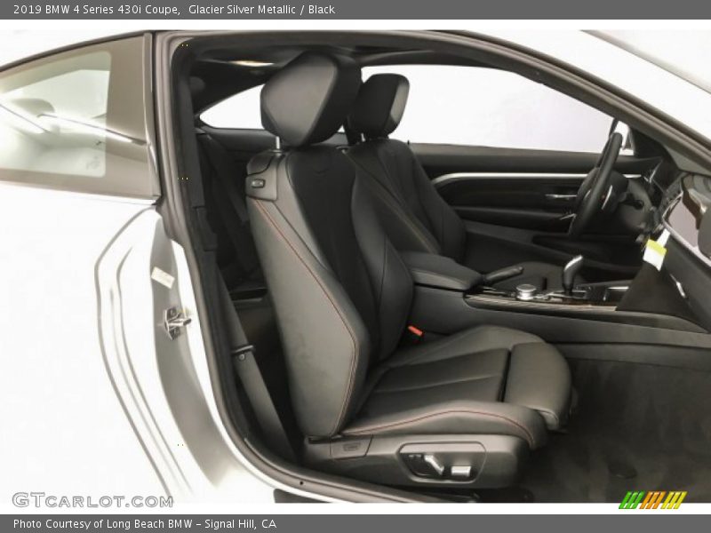 Glacier Silver Metallic / Black 2019 BMW 4 Series 430i Coupe
