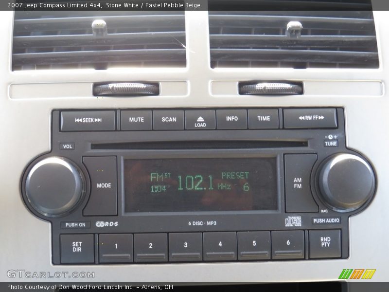 Stone White / Pastel Pebble Beige 2007 Jeep Compass Limited 4x4