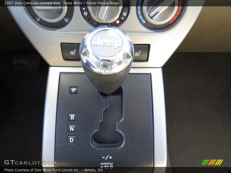 Stone White / Pastel Pebble Beige 2007 Jeep Compass Limited 4x4
