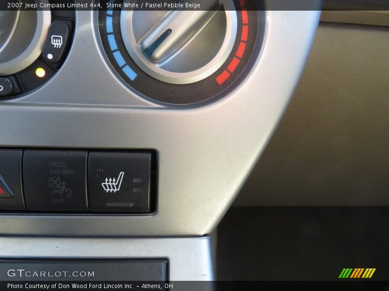 Stone White / Pastel Pebble Beige 2007 Jeep Compass Limited 4x4
