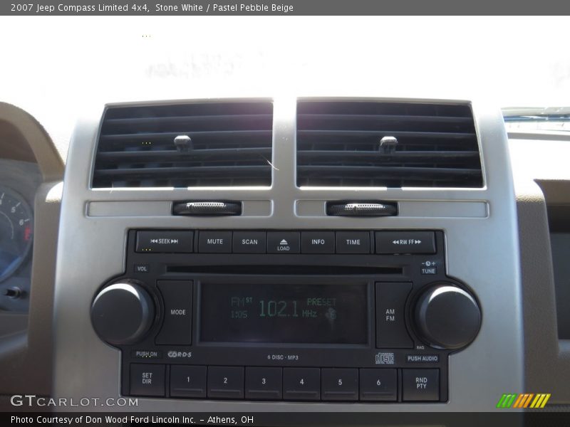 Stone White / Pastel Pebble Beige 2007 Jeep Compass Limited 4x4