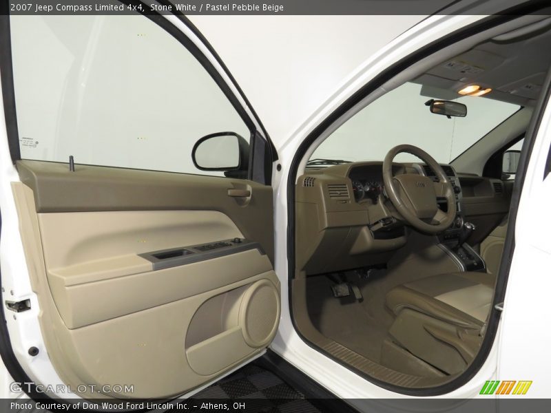 Stone White / Pastel Pebble Beige 2007 Jeep Compass Limited 4x4