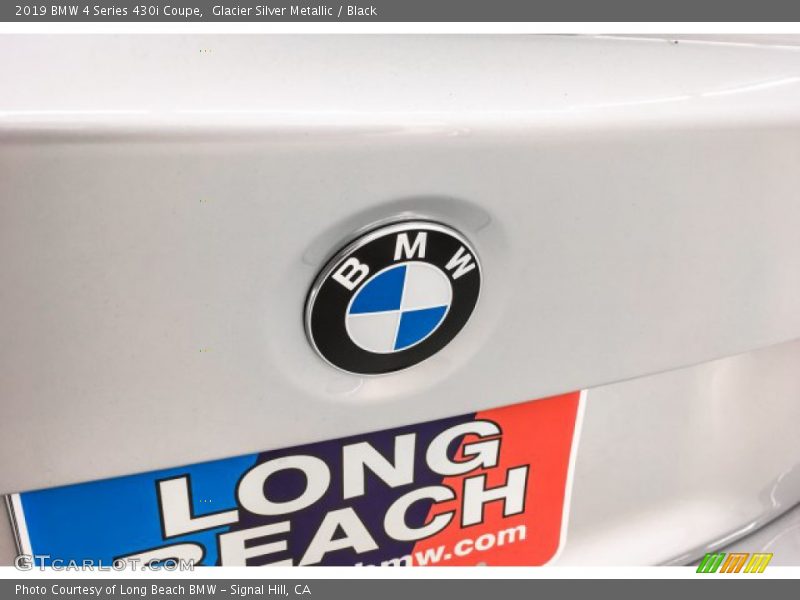 Glacier Silver Metallic / Black 2019 BMW 4 Series 430i Coupe