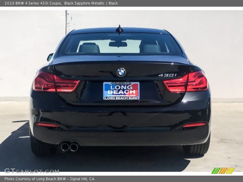Black Sapphire Metallic / Black 2019 BMW 4 Series 430i Coupe