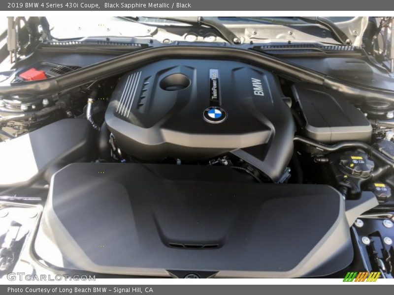 Black Sapphire Metallic / Black 2019 BMW 4 Series 430i Coupe