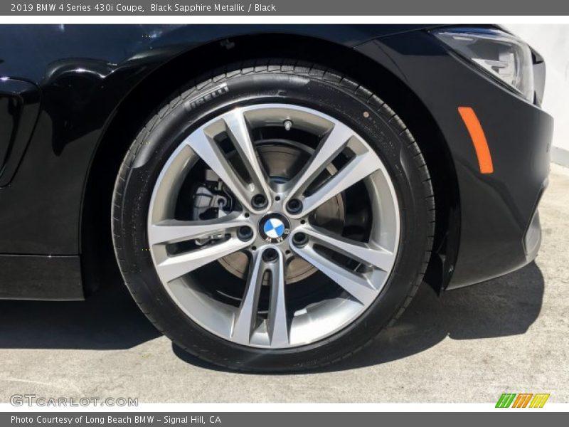 Black Sapphire Metallic / Black 2019 BMW 4 Series 430i Coupe