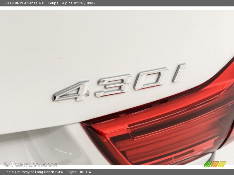 Alpine White / Black 2019 BMW 4 Series 430i Coupe
