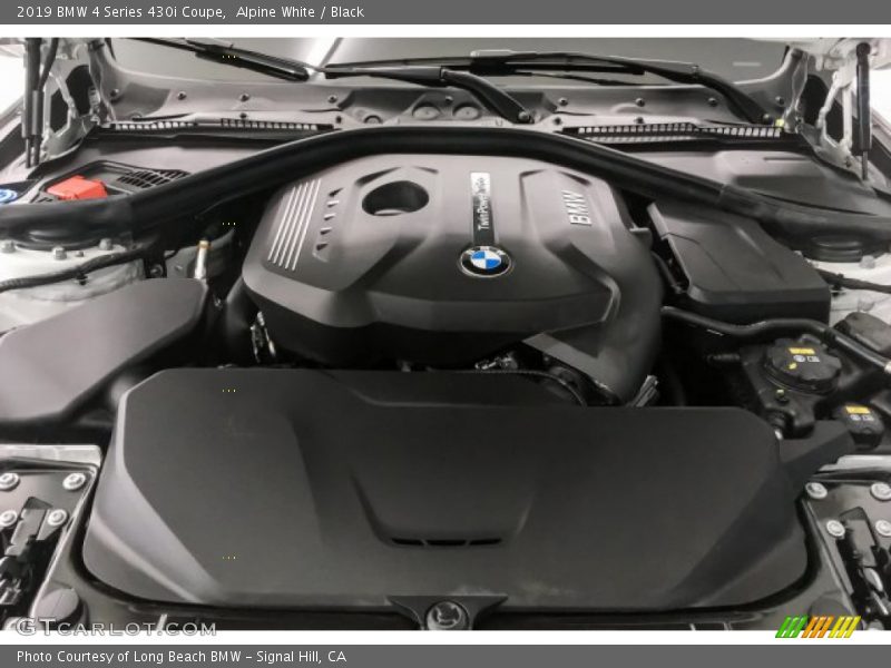 Alpine White / Black 2019 BMW 4 Series 430i Coupe