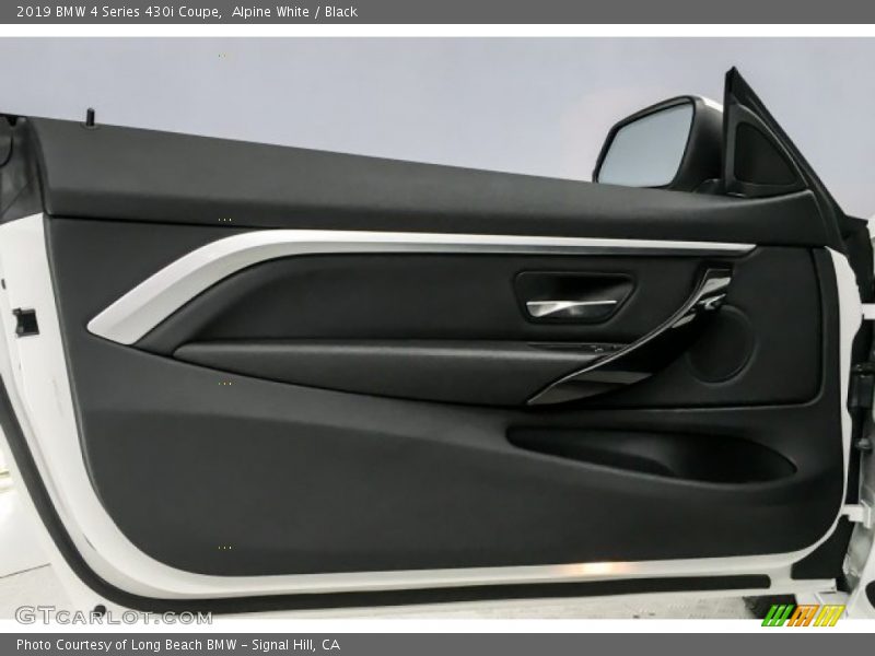 Alpine White / Black 2019 BMW 4 Series 430i Coupe