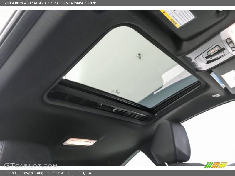 Alpine White / Black 2019 BMW 4 Series 430i Coupe