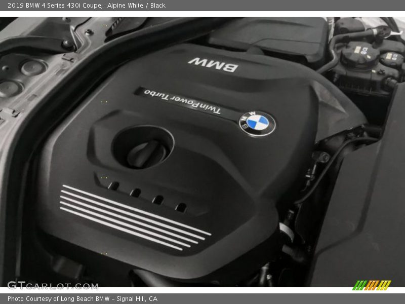 Alpine White / Black 2019 BMW 4 Series 430i Coupe