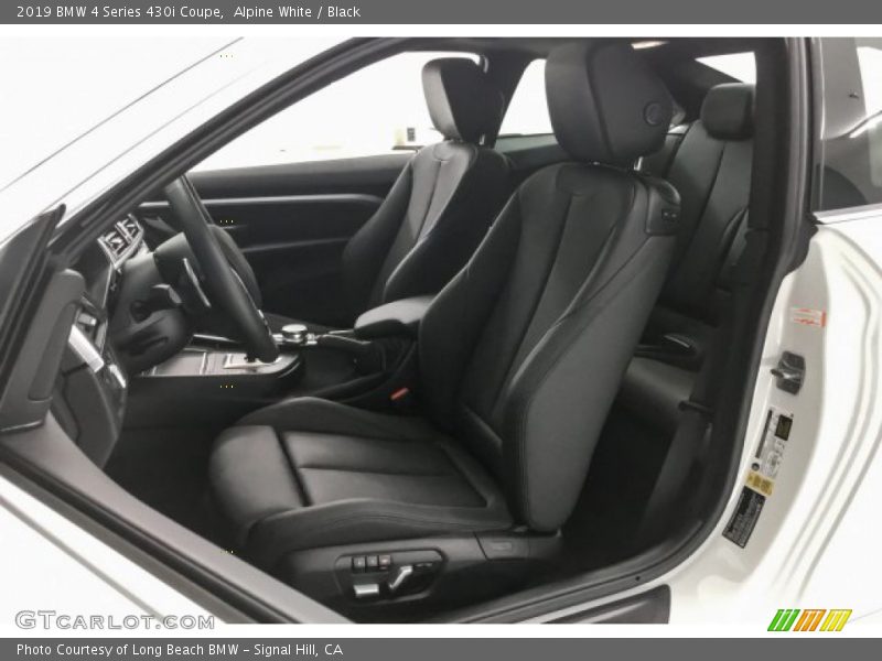 Alpine White / Black 2019 BMW 4 Series 430i Coupe