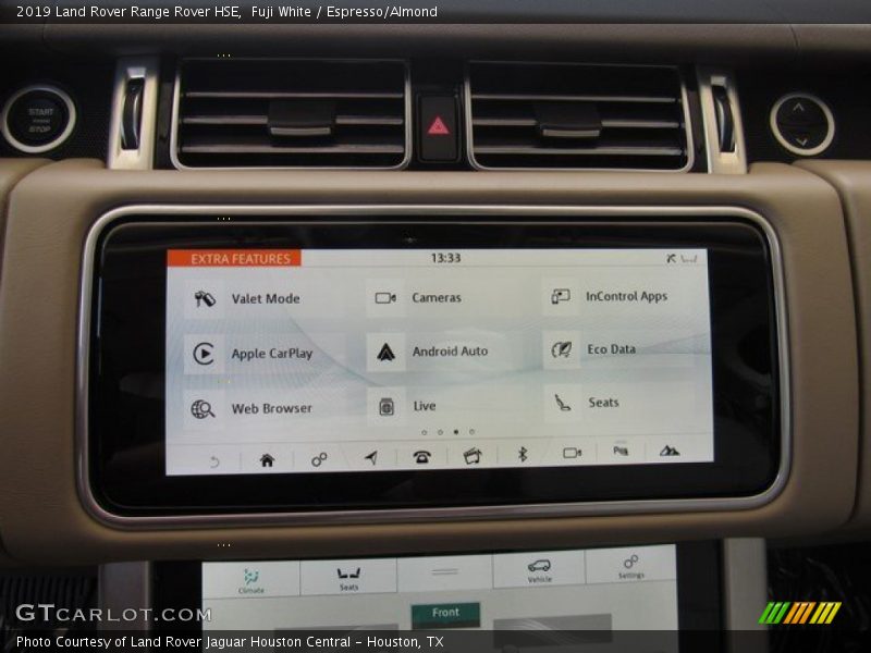 Fuji White / Espresso/Almond 2019 Land Rover Range Rover HSE
