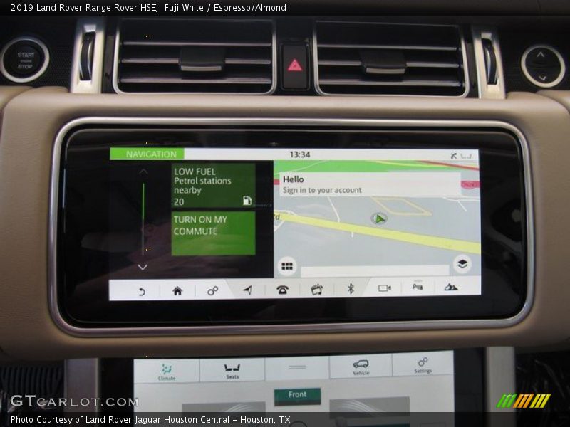 Fuji White / Espresso/Almond 2019 Land Rover Range Rover HSE