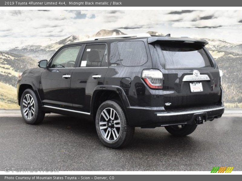Midnight Black metallic / Black 2019 Toyota 4Runner Limited 4x4