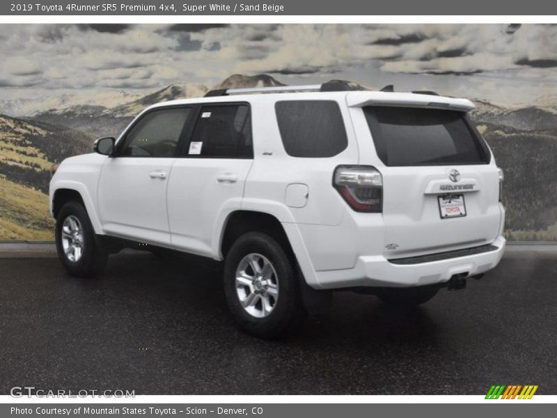 Super White / Sand Beige 2019 Toyota 4Runner SR5 Premium 4x4
