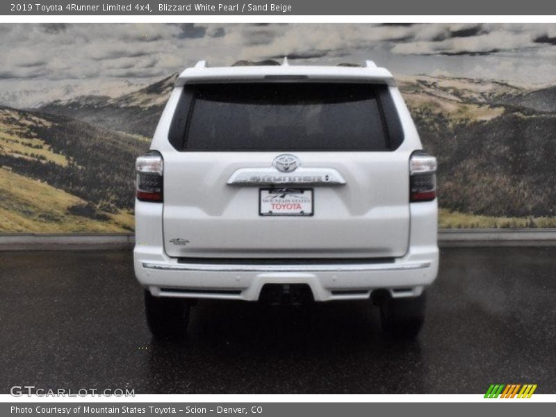 Blizzard White Pearl / Sand Beige 2019 Toyota 4Runner Limited 4x4