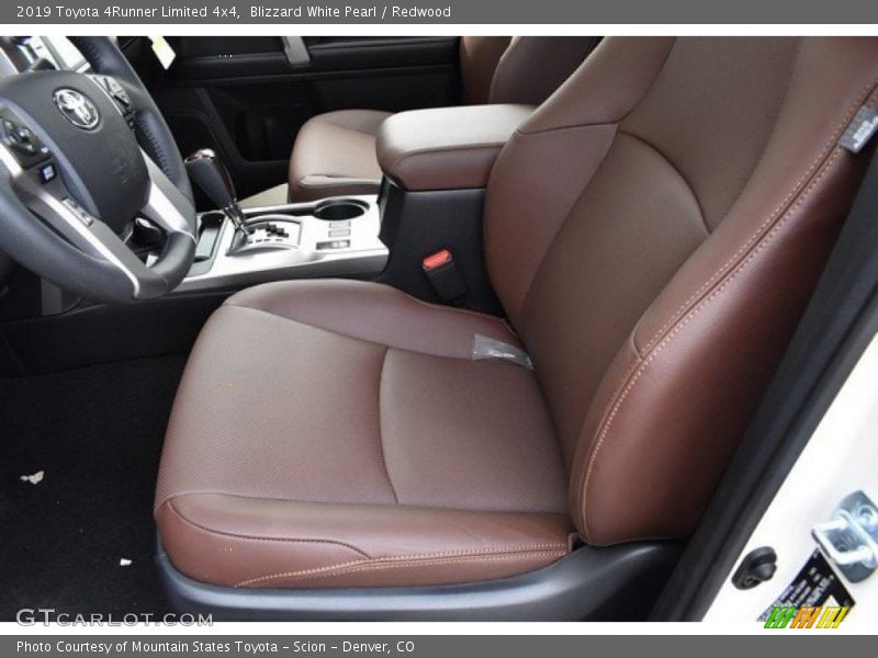 Blizzard White Pearl / Redwood 2019 Toyota 4Runner Limited 4x4
