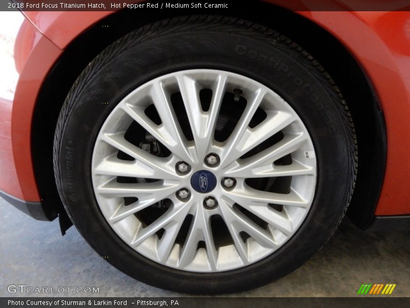 Hot Pepper Red / Medium Soft Ceramic 2018 Ford Focus Titanium Hatch