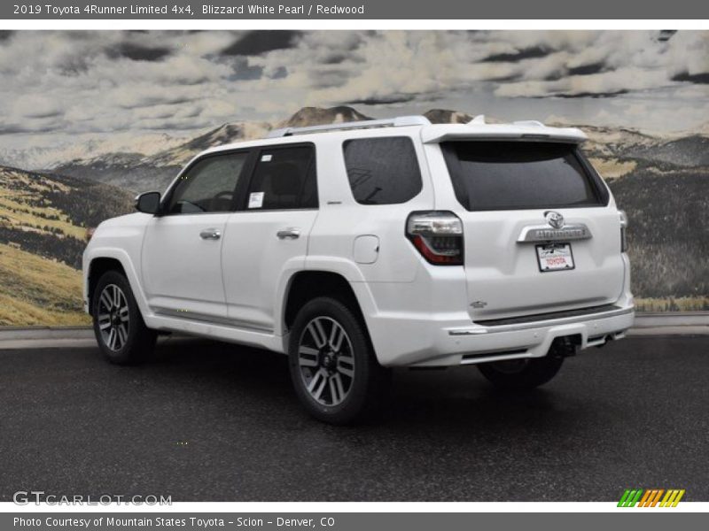 Blizzard White Pearl / Redwood 2019 Toyota 4Runner Limited 4x4
