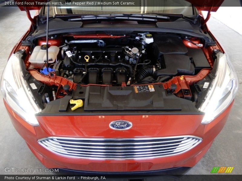 Hot Pepper Red / Medium Soft Ceramic 2018 Ford Focus Titanium Hatch