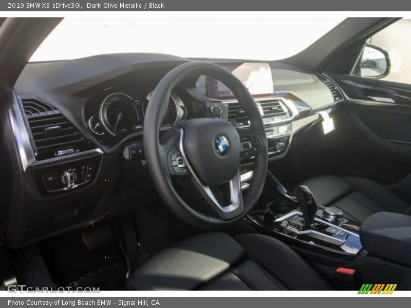 Dark Olive Metallic / Black 2019 BMW X3 sDrive30i