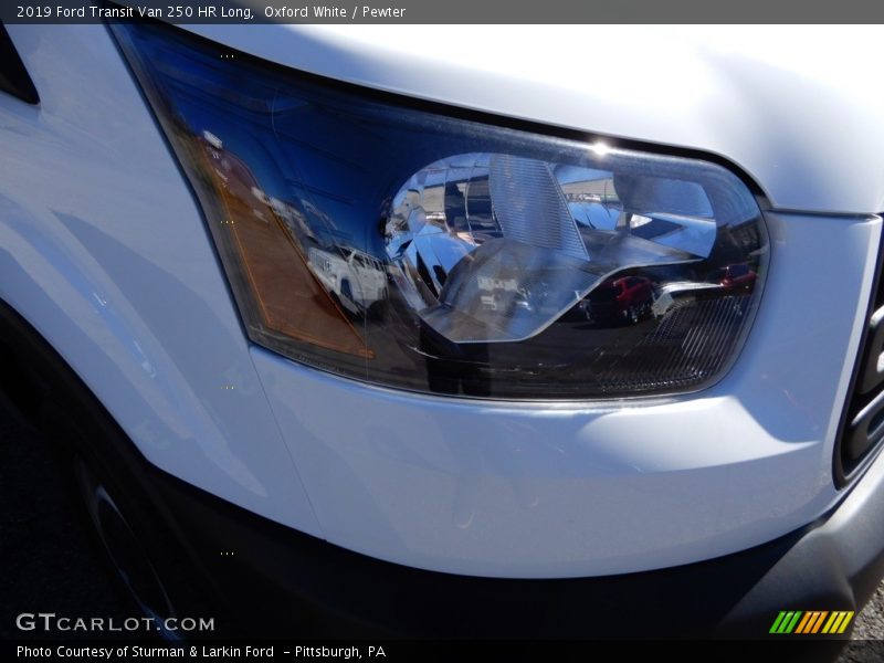 Oxford White / Pewter 2019 Ford Transit Van 250 HR Long